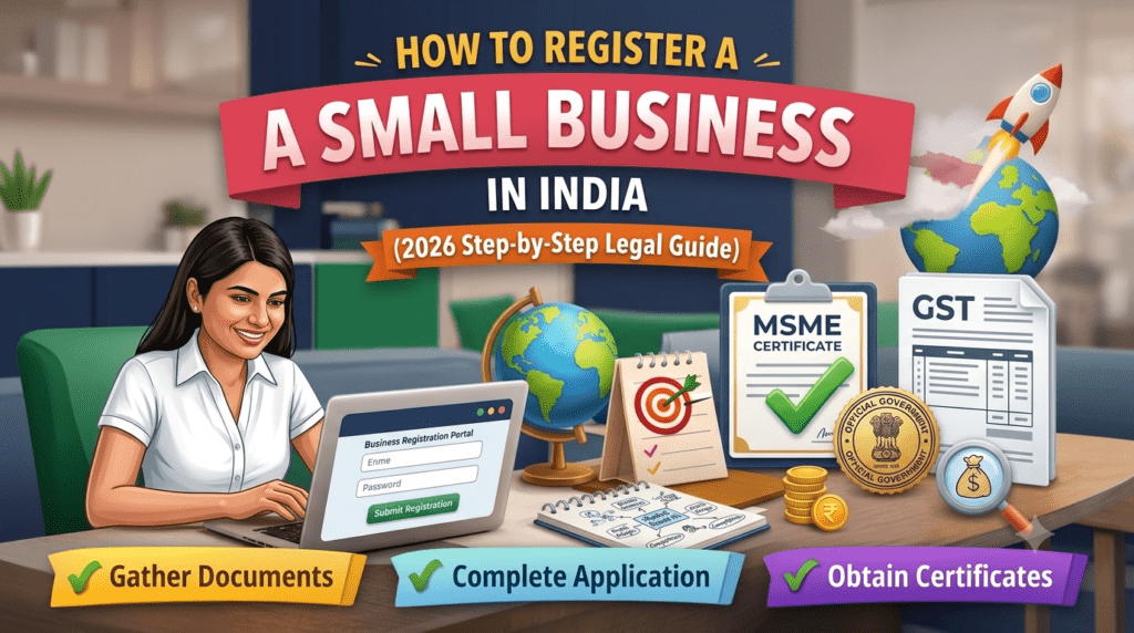HOW TO REGISTER A SMALL BUSINESS IN INDIA