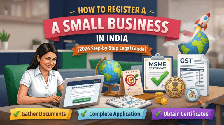 HOW TO REGISTER A SMALL BUSINESS IN INDIA